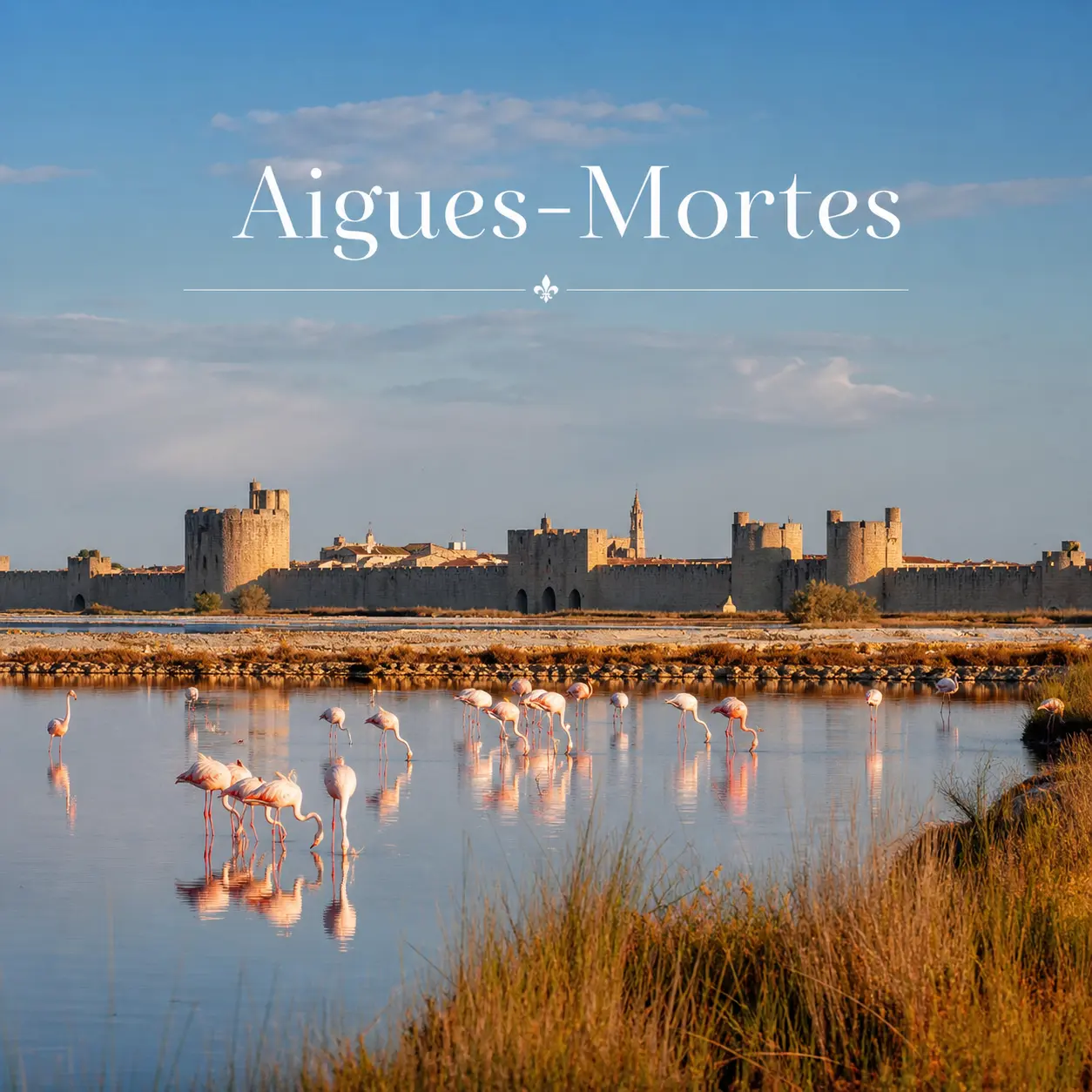 Aigues Mortes, medieval city and Camargue